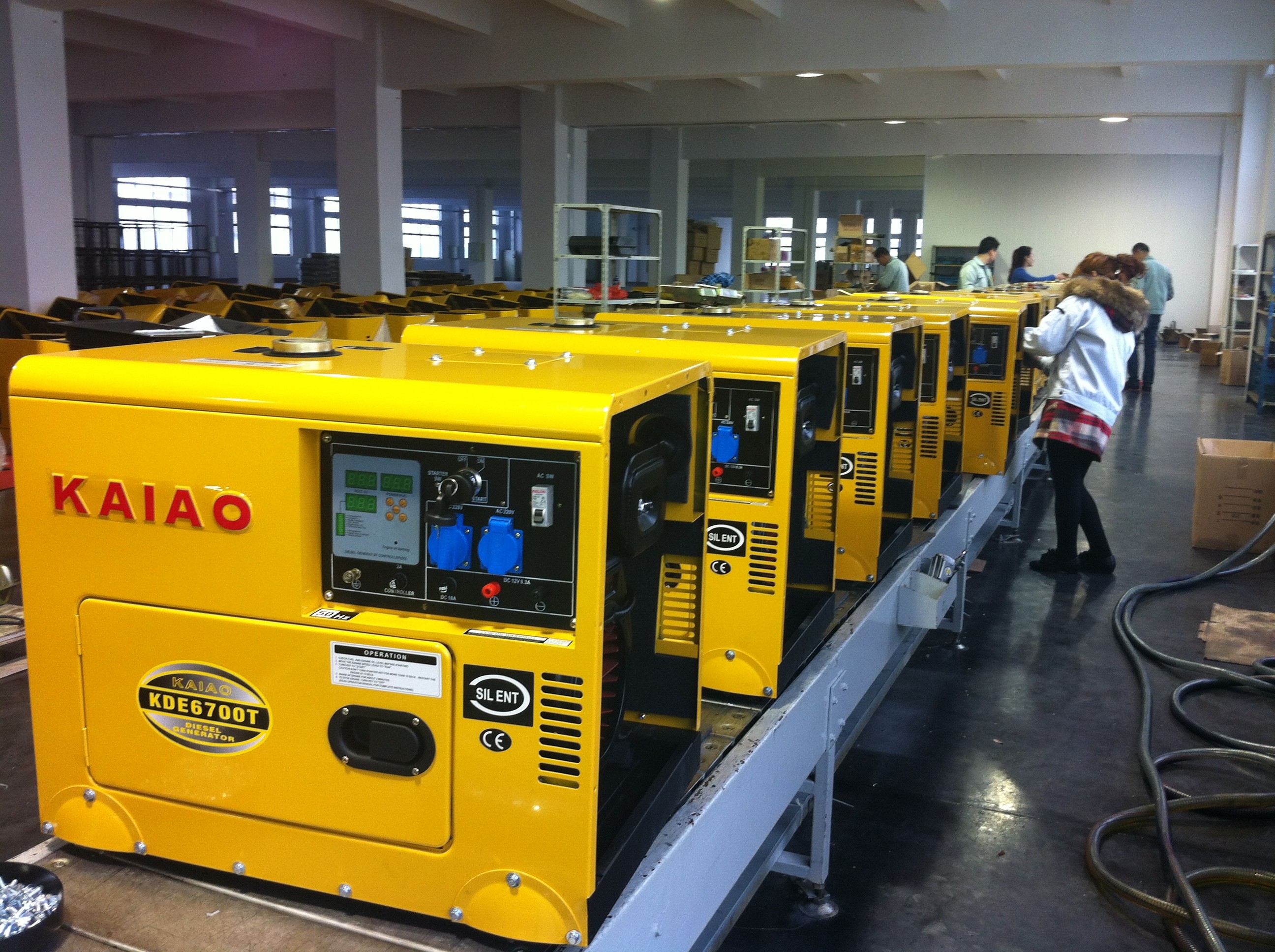 Wuxi Kaiao Power Machinery Co.,Ltd. 공장 생산 라인