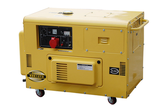 50HZ는 가정 백업, 10kva 침묵하는 디젤 엔진 발전기를 위한 단계 작은 디젤 엔진 발전기를 세 겹으로 합니다