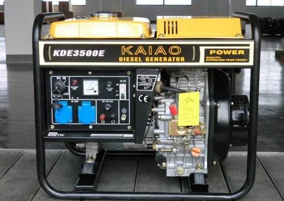 3kVA 오픈 프레임 1 실린더 디젤 발전기 수직 직접 주입