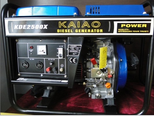 관례 3.75kva 열린 구조 반동 시동기를 가진 디젤 엔진 발전기 3 단계