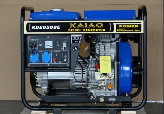3600 Rpm 5kw 오픈 프레임 디젤 발전기, 단일 단계 디젤 발전기