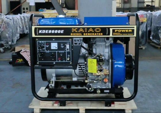 60hz 6kva 3600rpm 열린 구조 공장/건축을 위한 디젤 엔진 발전기 반동 시동기