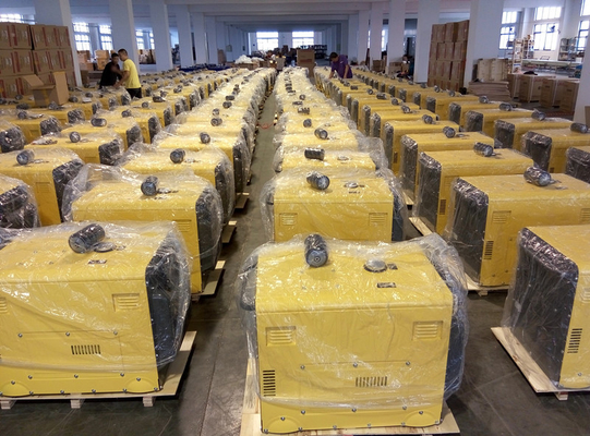 단일 위상 열쇠 시작 침묵하는 작은 디젤 엔진 발전기 2KW - 10KW AC KDE6500T