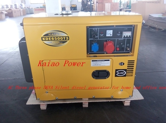 주거 5KVA 작은 디젤 엔진 대기 발전기, 저잡음 디젤 엔진 발전기