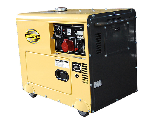 5KVA 전기 시작 휴대용 디젤 엔진 발전기 힘 고정되는 세륨 증명서