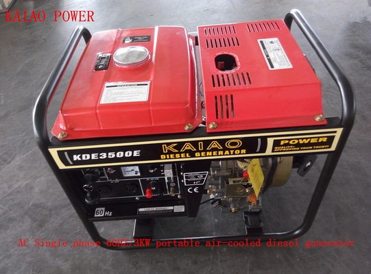 220V 230V 3000W 정규적인 패널판을 가진 작은 용접공 발전기 디젤
