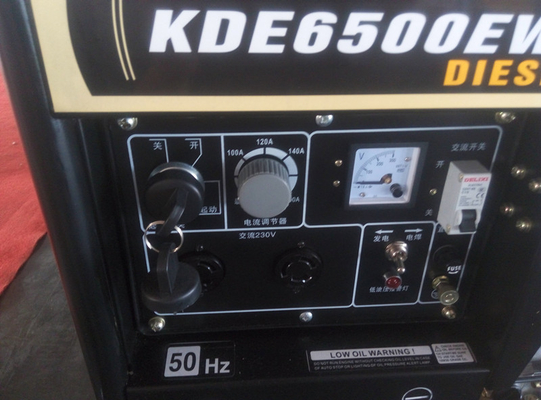 160A - 180A 최고 조용한 작은 디젤 엔진 발전기 2KW 전기 시작/손 시작 체계