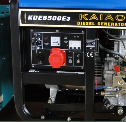 5KVA 3개 단계 휴대용 작은 디젤 엔진 발전기 세트 760 x 515 x 710 mm KDE6500E3