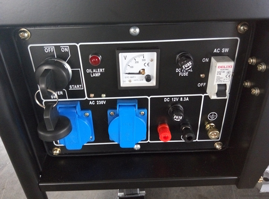 AC 단일 위상 열려있는 디젤 엔진 발전기 3KW 최대 힘, 640*480*530mm