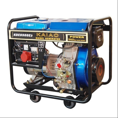 5KVA 공기는 3000/3600rpm 엔진 속도 Rpm를 가진 디젤 엔진 발전기 세트를 냉각했습니다