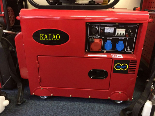 열 교환 냉각 장치를 가진 산업 8KVA AC 삼상 작은 디젤 엔진 발전기
