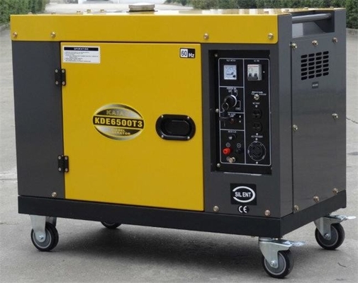 7kva 단일 실린더 3상 60hz 자동 디젤 발전기