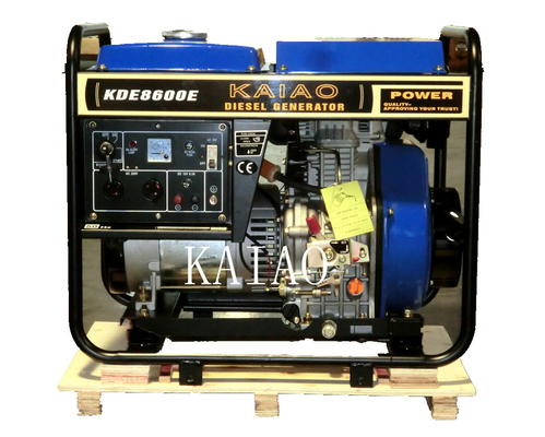 모델 KDE8600E KAIAO 브랜드 6kw 디젤 발전기 세트