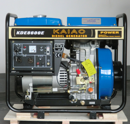 모델 KDE8600E KAIAO 브랜드 6kw 디젤 발전기 세트