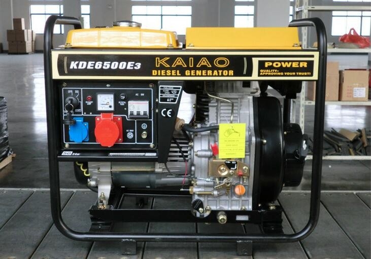 5.5kva 열린 구조 디젤 엔진 발전기, 3 단계 휴대용 디젤 엔진 발전기